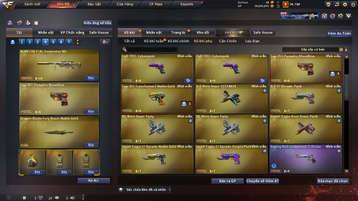 shop acc cf uy tin gia re